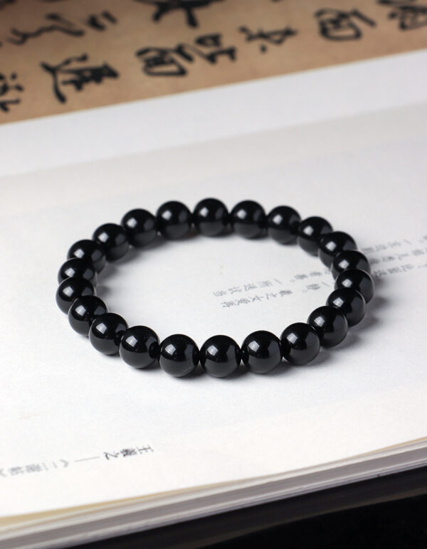 Natural Black Obsidian Beaded - Protection,Grounding & Focus