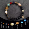 Planetary Zodiac Black Beaded Bracelet