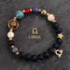Planetary Zodiac Black Beaded Bracelet