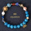 Solar_System_Planetary_Zodiac_Bracelet_Aquarius-1 Planetary Zodiac Natural Blue Agate Bracelet