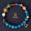 Solar_System_Planetary_Zodiac_Bracelet_Libra-1 Planetary Zodiac Natural Blue Agate Bracelet