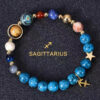 Solar_System_Planetary_Zodiac_Bracelet_Sagittarius-1 Planetary Zodiac Natural Blue Agate Bracelet