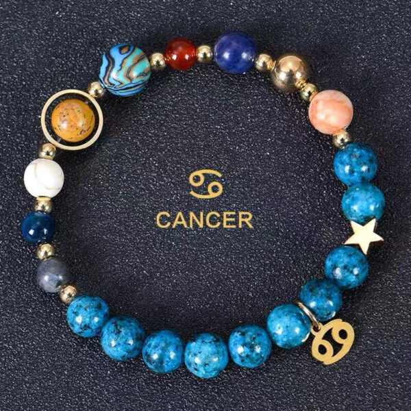 Solar_System_Planetary_Zodiac_Bracelet_cancer-1 Planetary Zodiac Natural Blue Agate Bracelet