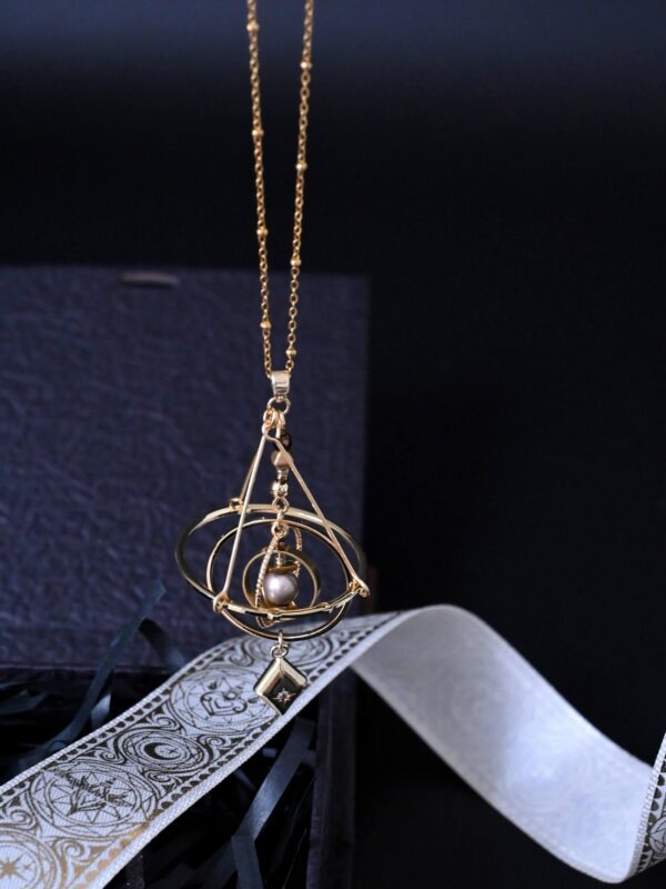 Solaris Orbit Rotatable Solar System Necklace