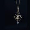 Solaris Orbit Rotatable Solar System Necklace