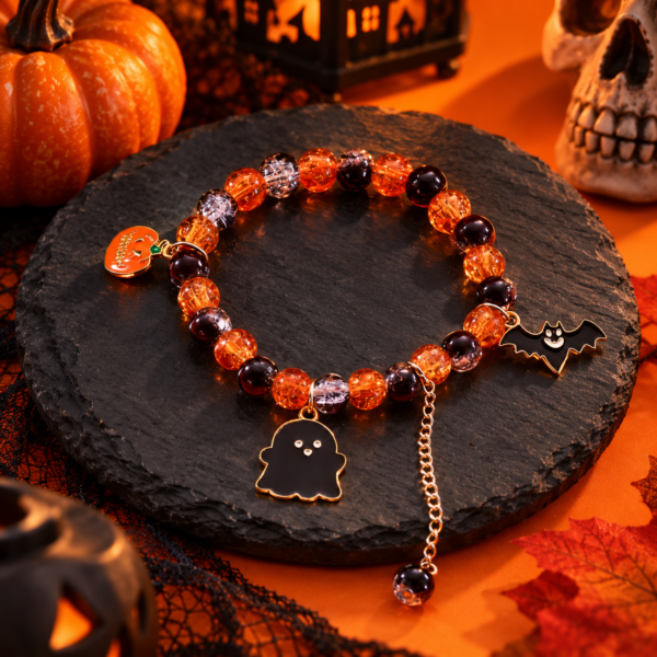 Cerapoet Spooky Parade Halloween Charm Bracelet
