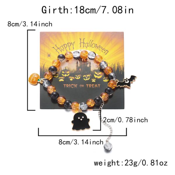 Cerapoet Spooky Parade Halloween Charm Bracelet