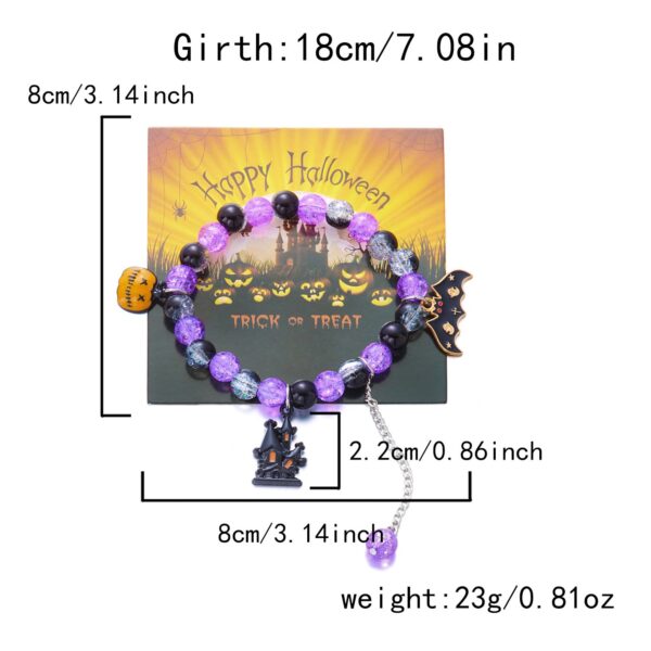 Cerapoet Spooky Parade Halloween Charm Bracelet