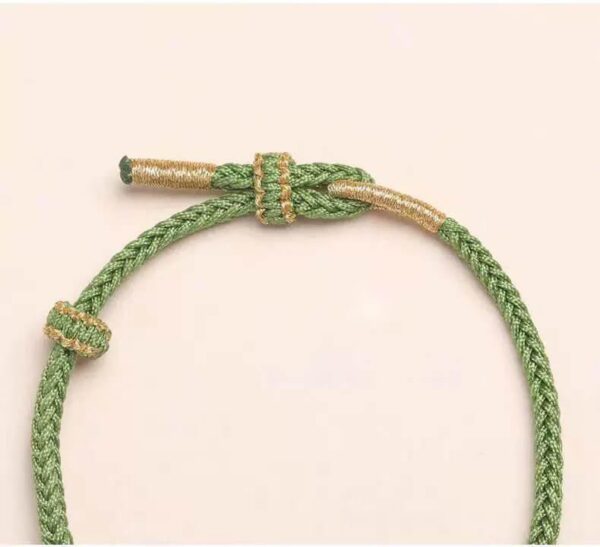 St._Patrick_s_Day_Green_Lucky_Clover_Handwoven_Bracelet_03 Green Lucky Clover Handwoven Bracelet