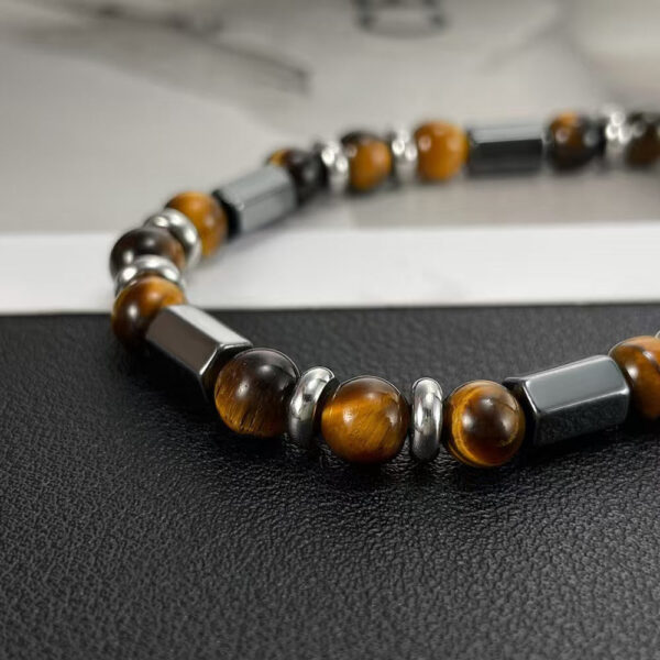 Men's Tiger Eye & Hematite Bracelet