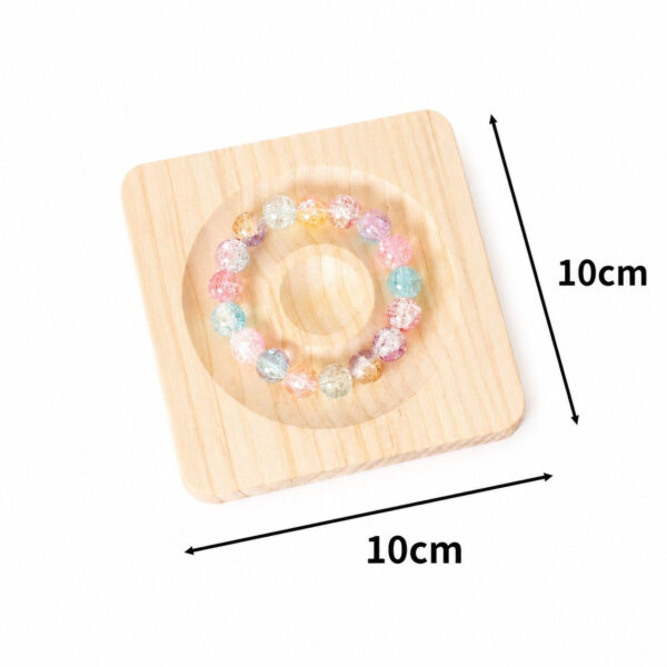 Wooden Bracelet Beading Display Tray