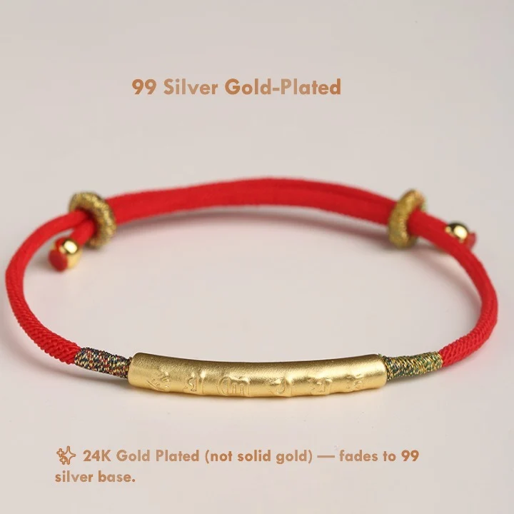 Five Elements bracelet with metal Feng Shui charms for clarity focus and protection