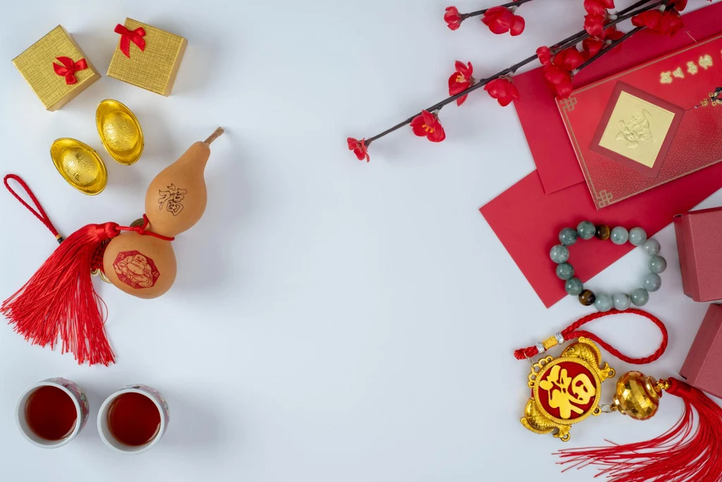 Chinese red color symbolism festive decorations and cinnabar inspired jewelry lifestyle image