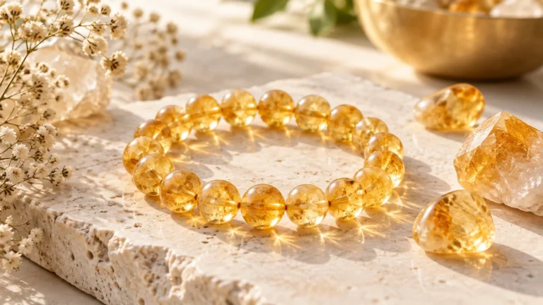 citrine bracelet meaning wealth symbolism golden citrine gemstone bracelet