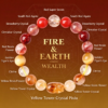 Feng Shui Fire & Earth Pixiu Bracelet For Wealth Happiness Love
