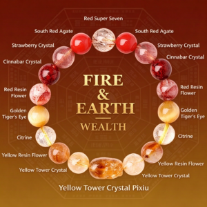 main-2 Feng Shui Fire & Earth Pixiu Bracelet For Wealth Happiness Love