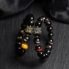 Lion Dance Obsidian Feng Shui Bracelet