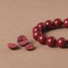 Cinnabar Wealth Bracelet for Protection & Good Luck – Red Feng Shui Prosperity Beads (Unisex)