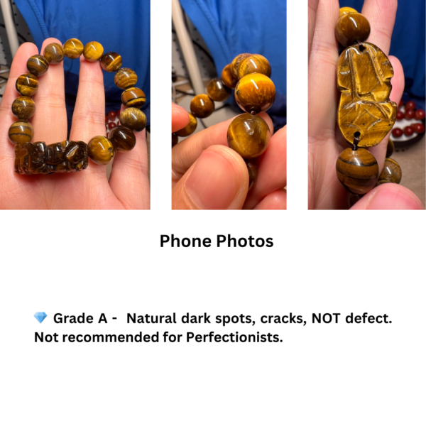 Men's Tiger's Eye Pixiu Wealth Bracelet