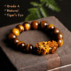 Men's Tiger's Eye Pixiu Wealth Bracelet