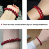 Cinnabar Wealth Bracelet for Protection & Good Luck – Red Feng Shui Prosperity Beads (Unisex)