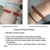 Natural Cinnabar & Hetian Jade Energy Bracelet