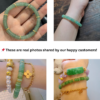 sku194_customer_wear Green Aventurine “Money Stone” Bracelet – Natural Crystal for Wealth, Luck & Success | Women’s Prosperity Jewelry