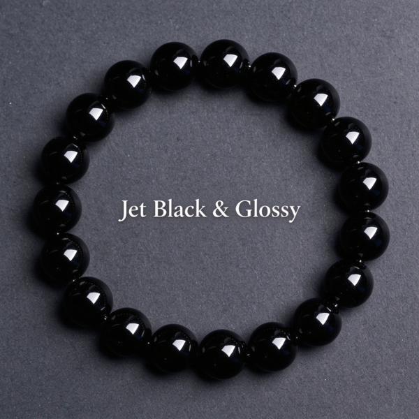 Natural Black Obsidian Beaded - Protection,Grounding & Focus
